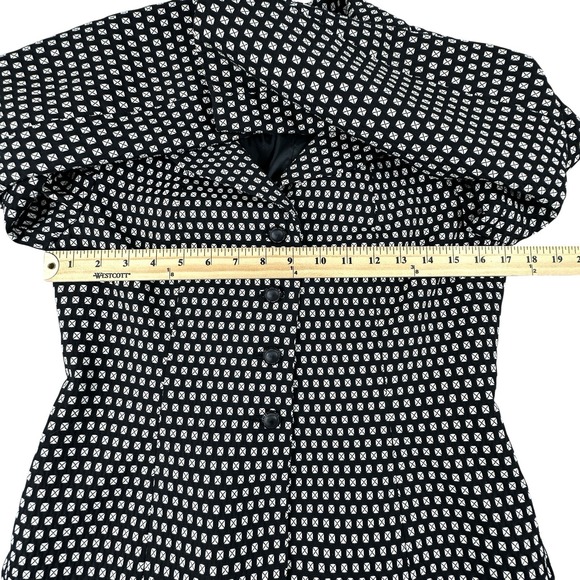 Dark Academia Structured Suit 6P Tailored Blazer Pencil Skirt Old Money - Picture 6 of 16